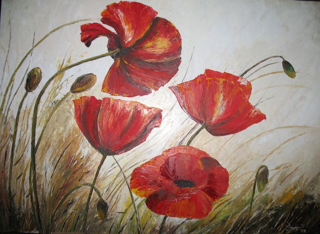 "Amapolas rojas" 