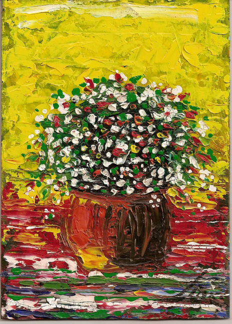 Jarron con flores