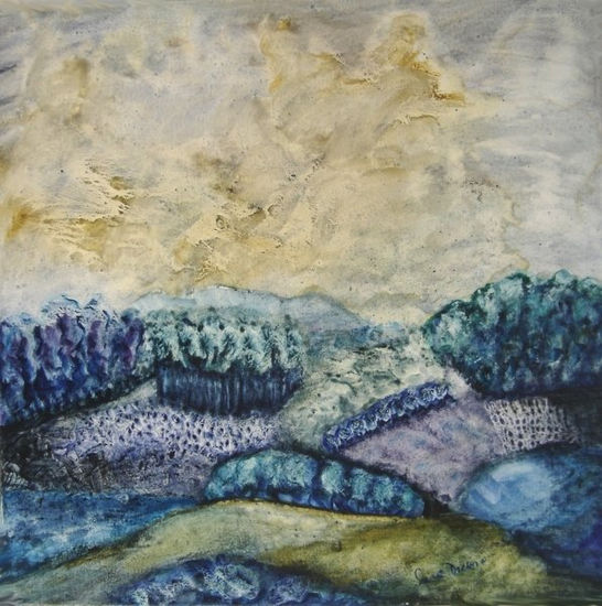 Paisaje etéreo VIII Oil Canvas