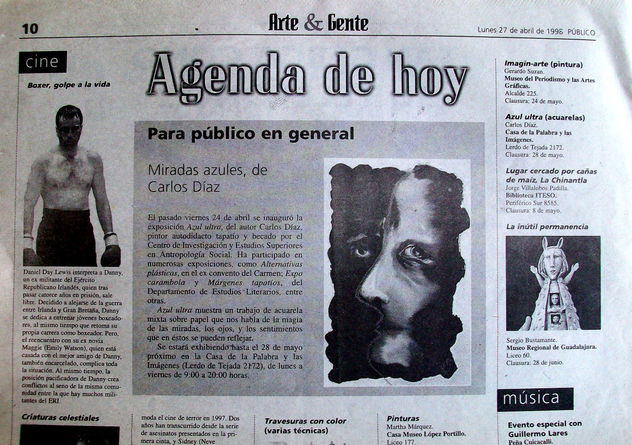 Exposicion "Azul Ultra. Universidad de Guadalajara