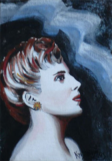 Evita Acrylic Canvas Portrait