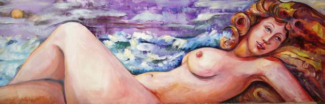 Venera Oil Panel Nude Paintings