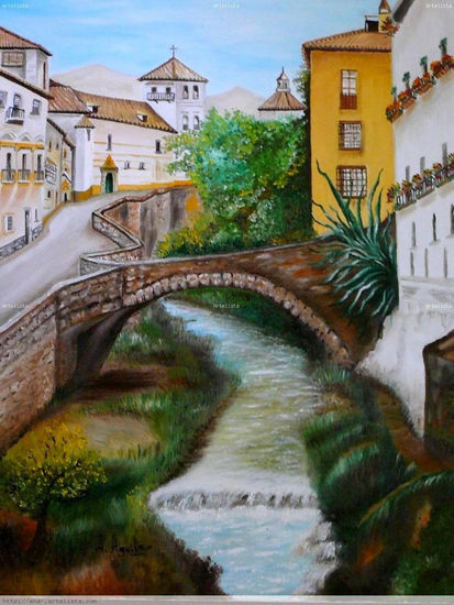 Rio D'auro Oil Canvas Landscaping