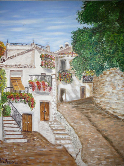 Alpujarra Oil Canvas Landscaping