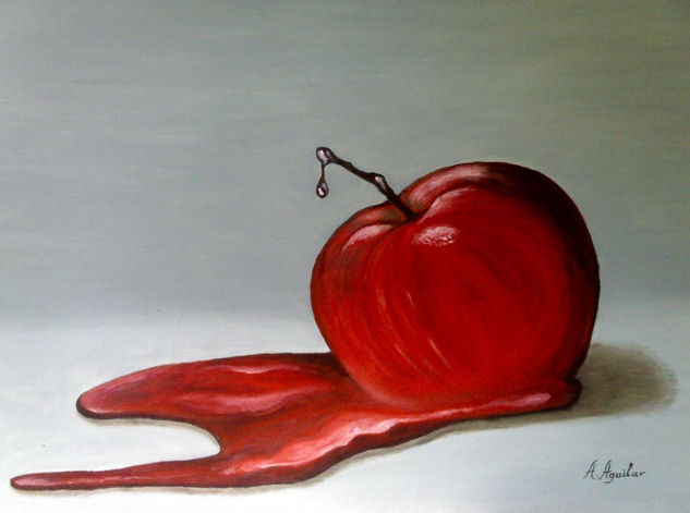 Manzana Oil Canvas Still Life Paintings