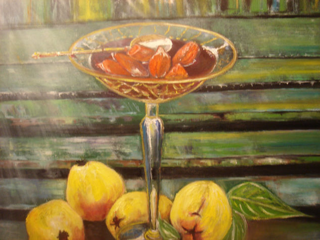 bodegones menbrillos Oil Canvas Still Life Paintings