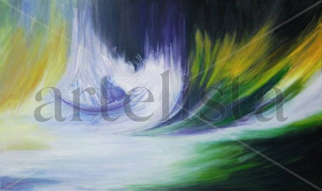 Furia de mar Acrylic Canvas Others