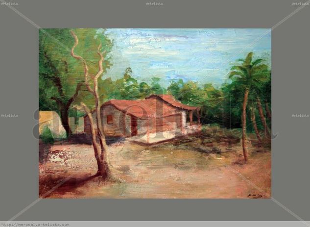 Cuba Oil Canvas Landscaping