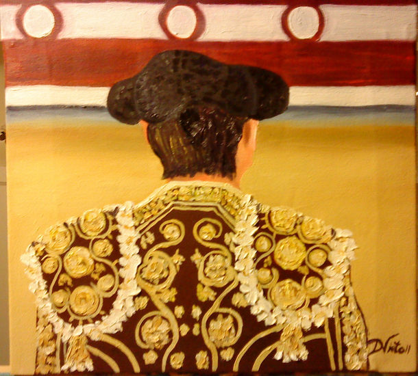 EN EL RUEDO Oil Canvas Portrait