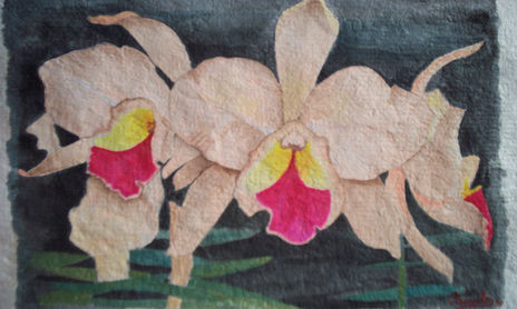 Acuarelas en papel reciclado