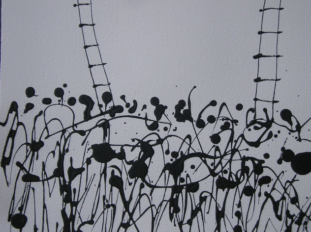 Serie :  Multitudes y escaleras