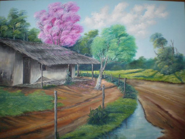 Paisaje - Pintura al Oleo (Autor: Carlos Pürzel) Óleo Lienzo Paisaje