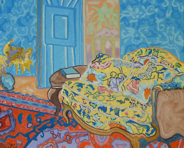 Sofa amarillo Oil Canvas Others