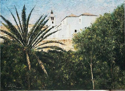 Palmera y arboles...