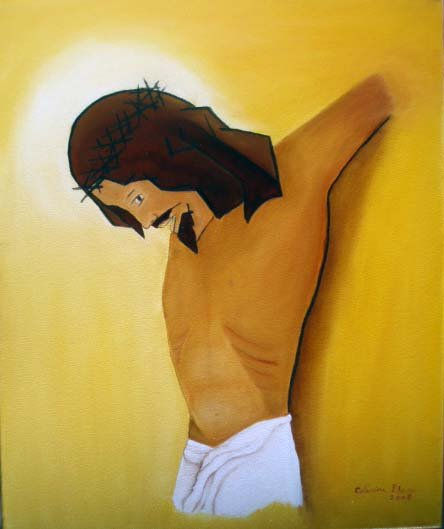 Cristo Oil Canvas Figure Painting