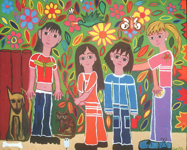 niñas de la calera