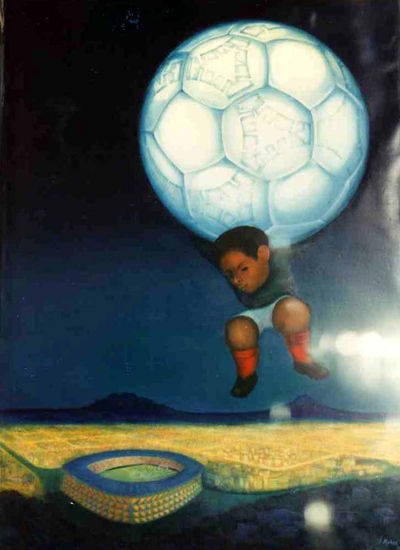 Juego de Futbol Oil Canvas Sports