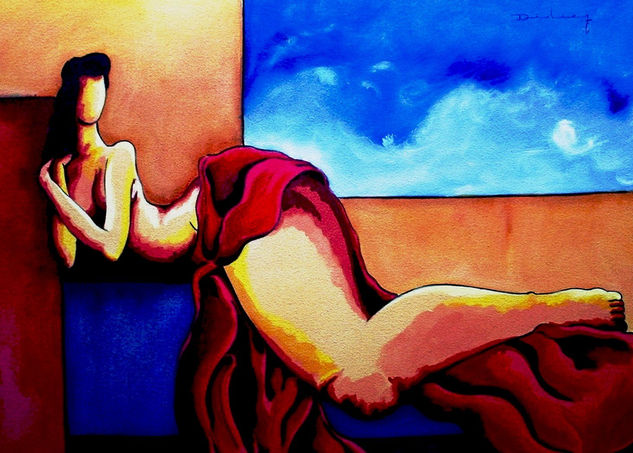 No. 1 Acrylic Canvas Nude Paintings