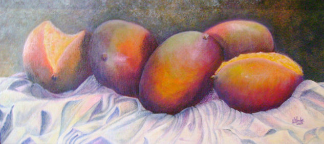 Mango I Acrylic Canvas Still Life Paintings