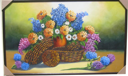 Canasta con flores