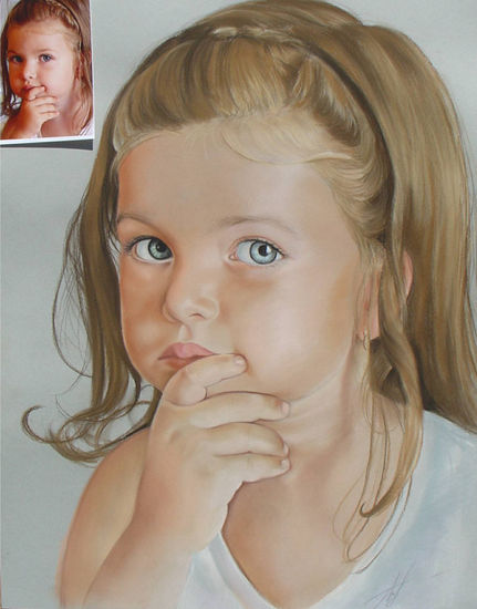 Rusita Pastel Papel Retrato