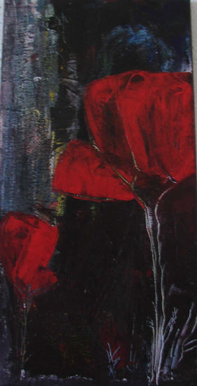 Rosas Acrylic Canvas Others