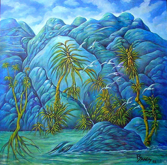 Recodo Oil Canvas Landscaping