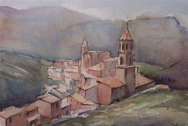 Albarracín Watercolour Paper Landscaping