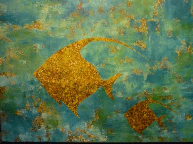 Peces 2 Oil Canvas Landscaping