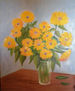 flores en un vaso