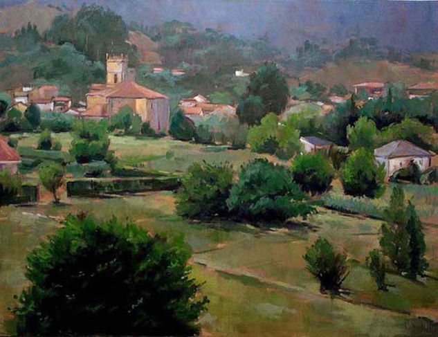 Paisaje de Novales Oil Canvas Landscaping