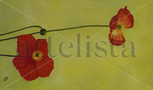 Flores Oil Canvas Floral Painting