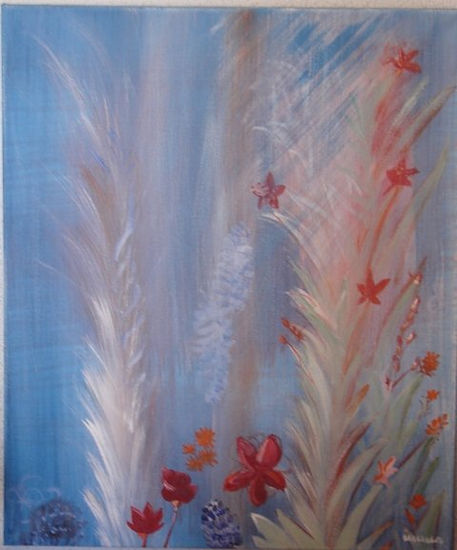 joc floral Acrylic Canvas Floral Painting