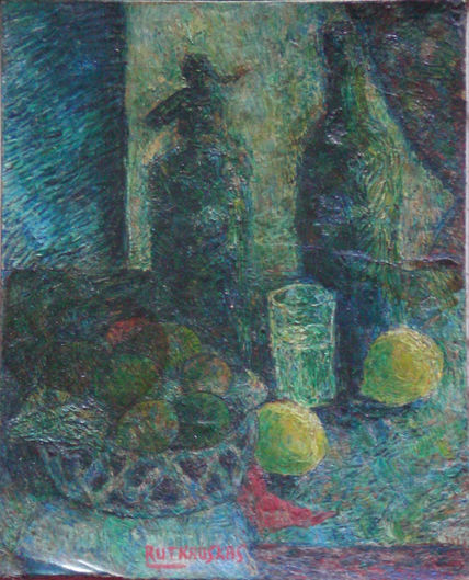 Naturaleza muerta azul