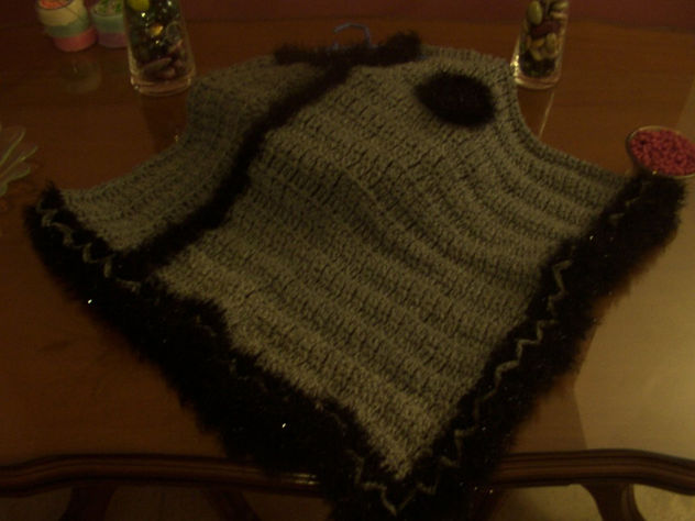 poncho de lana