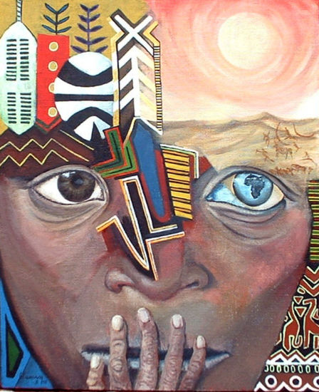 Africa Acrylic Canvas Portrait