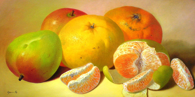 Lo dulce de lo ácido Oil Canvas Still Life Paintings