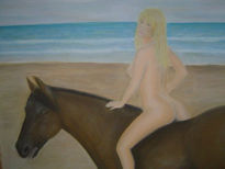 Mujer a caballo