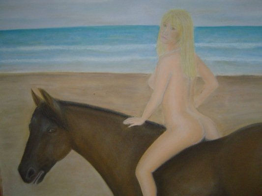 mujer a caballo 