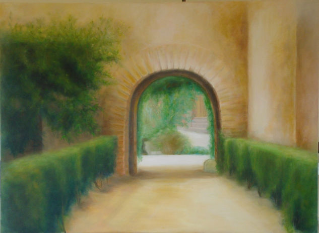 camino del alcazar Oil Canvas Landscaping