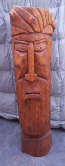 "El Savio" Wood Figurative