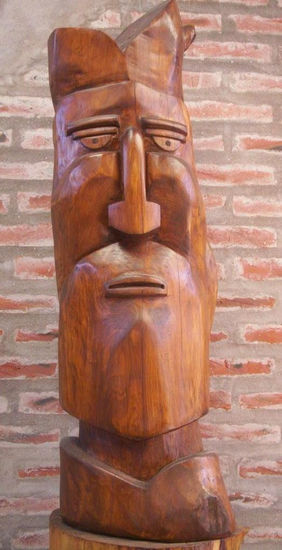 " Mi Hermano " Wood Figurative