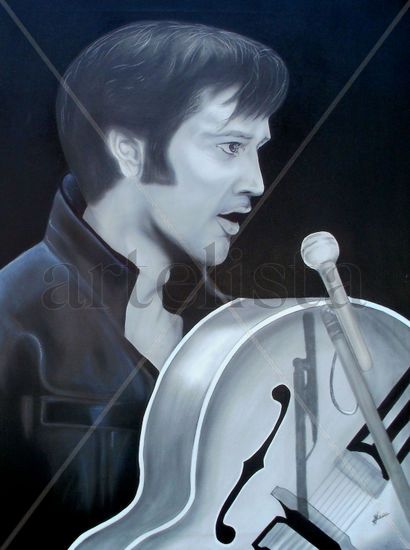 elvis presley Mixed Media