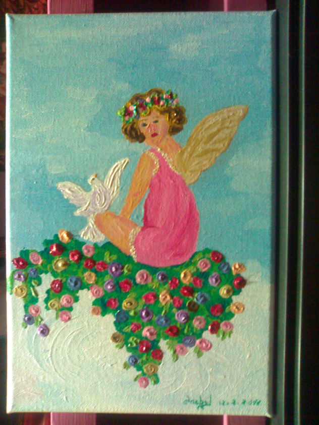 angelen nube de rosas