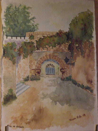 Arcos de Granada 2 Watercolour Paper Landscaping