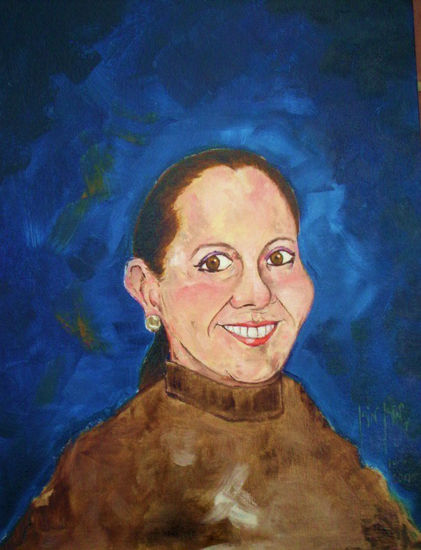 Sonrrisas Óleo Lienzo Retrato