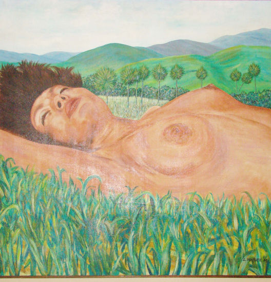 DESNUDO I Acrylic Canvas Landscaping