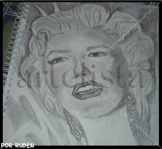 Retrato Marilyn Monroe