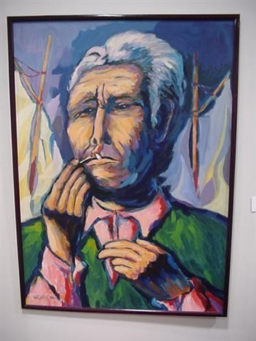 VIEJO CHILOTE Acrylic Others Portrait