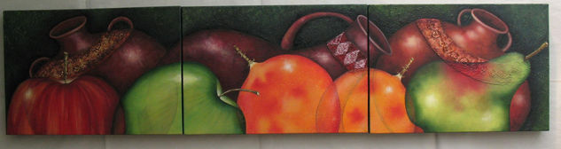 precolombino frutal Oil Canvas Still Life Paintings